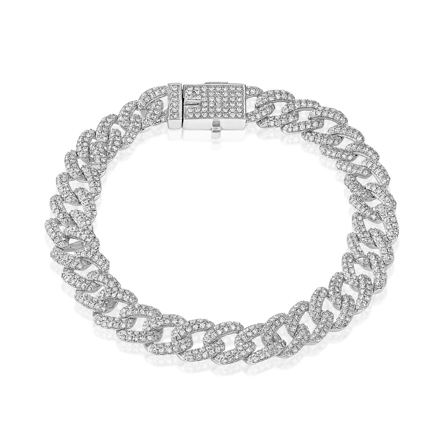 Chubby Diamond Link Bracelet
