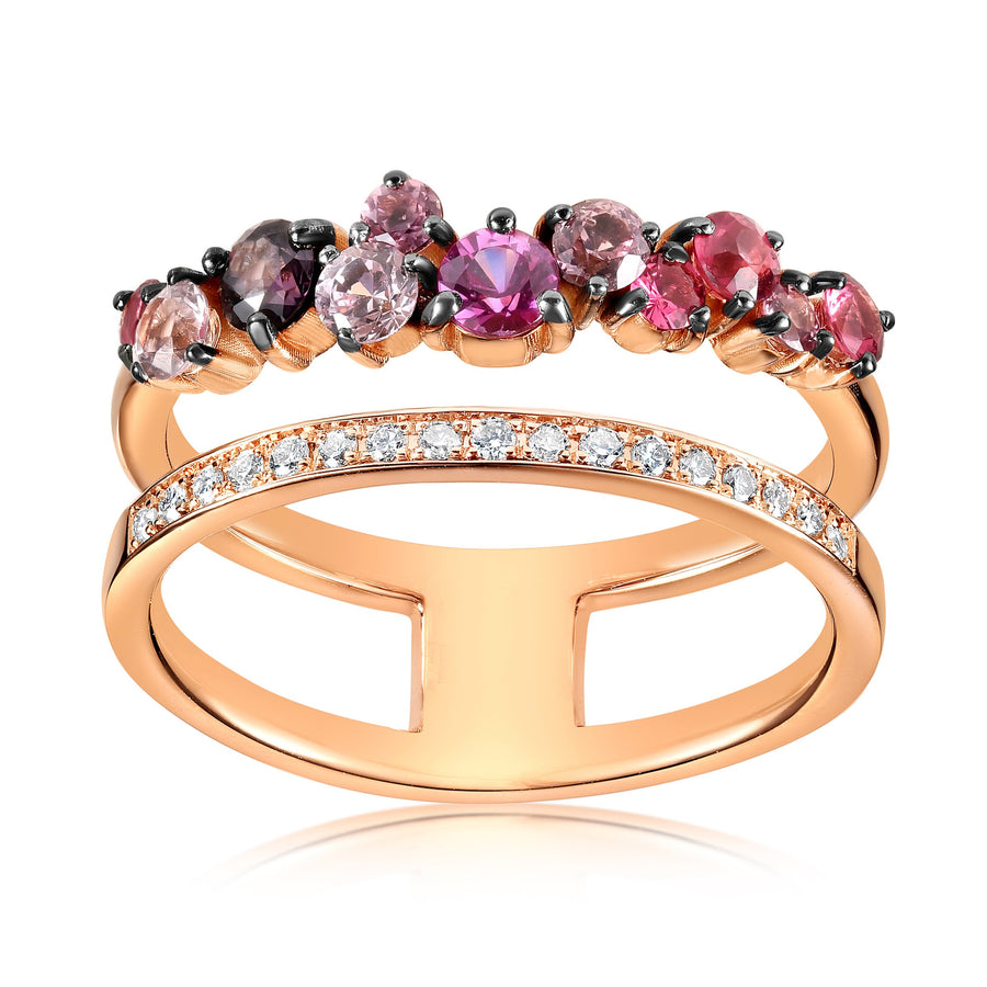 Spinel Stack Ring